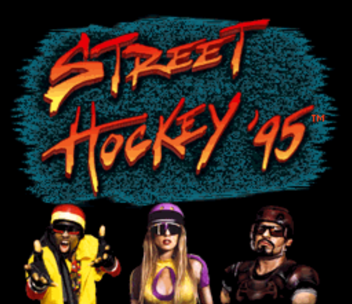 Street Hockey 95 Title Screen
